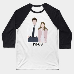 Pam and Jim - the office Baseball T-Shirt